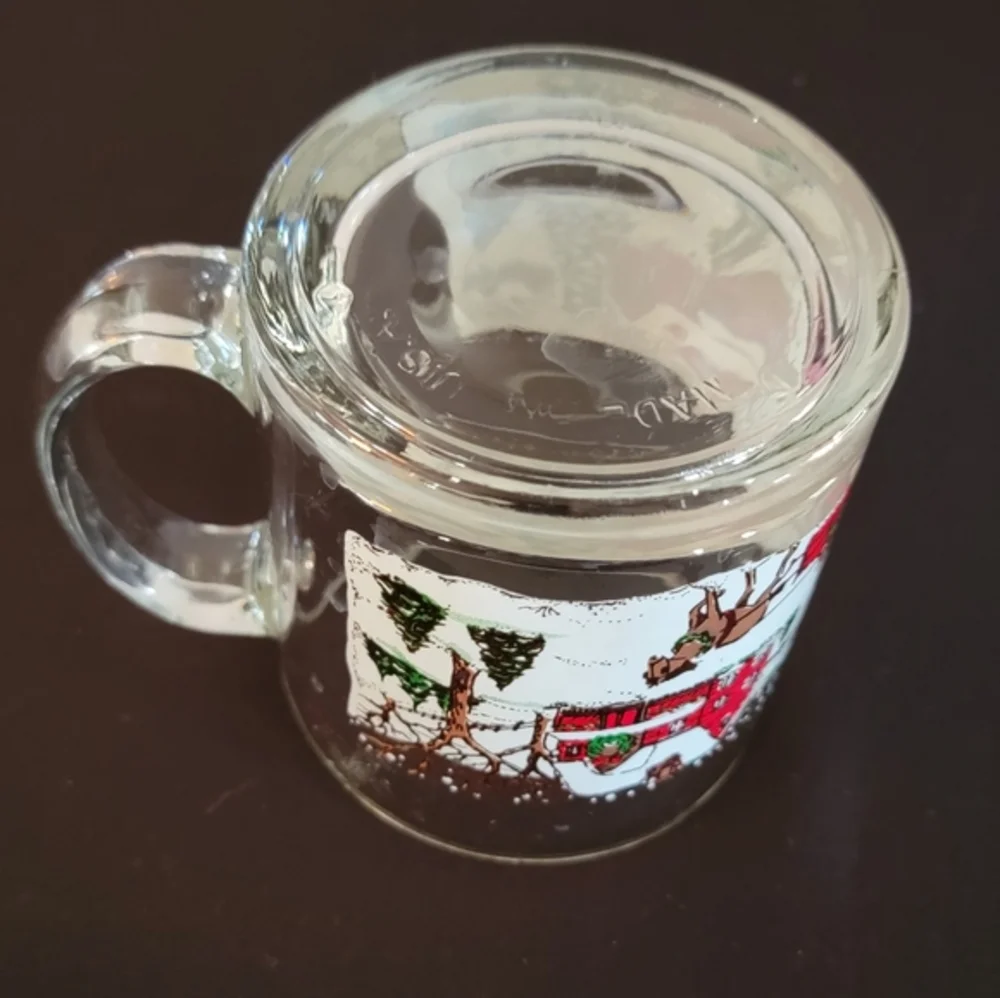 Winter Village‎ mug cup by LIBBEY GLASS COMPANY